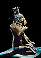 Figure with Bird Mask, Ceramic, Maya
