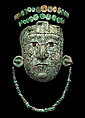 Mask of the Red Queen, Jadeite, malachite, obsidian, limestone, Maya