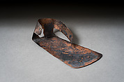 Sandal, Gilded copper, Maya