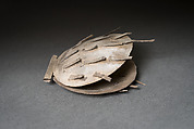 Tweezers in the Shape of a Spondylus Shell, Silver, Chimú