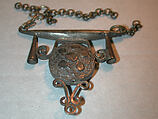 Necklace: Pendant (?), Silver, Fon peoples