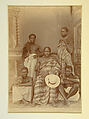 Five Men, Lutterodt and Son Studio, Albumen silver print from glass negative, Ghana