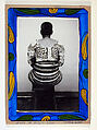 Back Views [Vues de Dos], Malick Sidibé  Malian, Gelatin silver print in original frame of reverse-painted glass, tape, cardboard, string