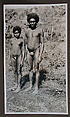 Man and Young Woman, Dr. Paul Baron de Rautenfeld  Swiss, Gelatin silver print, Papua, New Guinea, made in Europe