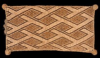 Luxury Cloth: Cushion Cover, Raffia, pigment, Kongo peoples; Kongo Kingdom