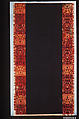 Mantle Fragment, Camelid hair, cotton, Paracas