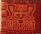 Mantle Fragment, Camelid hair, cotton, Paracas