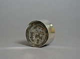 Pair of earflares, Silver, stone, shell, Chincha or Ica (?)