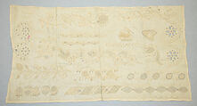 Sampler (Dechado), Linen, cotton, Mexican