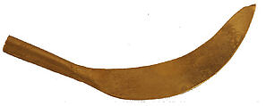Ornamental Knife, Gold, Colombia (?)