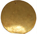 Ornamental Disk, Gold, Capuli (?)