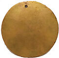 Ornamental Disk, Gold, Capuli (?)