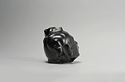 Head from a figure, Xochipilli-Macuilxochitl, Obsidian, Mexica (Aztec)