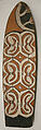 Shield, Wood, paint, Asmat