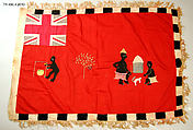 Appliquéd Battalion Flag (Asafo), Cotton, Fante peoples