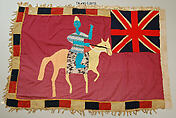 Appliquéd Battalion Flag (Asafo), Cotton, Fante peoples
