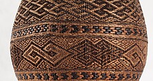 Ceremonial Vessel, Calabash, fibers, wood, Kongo peoples; Kongo Kingdom