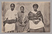 West Africa, young Wolof girls [Afrique Occidentale, Jeunes Filles Ouolof], Possibly François-Edmond Fortier (French, Celles-sur-Plaine 1862–1928 Dakar), Postcard format photomechanical reproduction