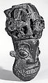 Pipe Bowl: Head, Brass, Bamileke (Bagam)