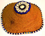 Prestige Cap (Laket mishiing), Raffia palm fiber, cowrie shells, glass beads, Kuba peoples