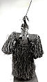 Body Mask, Fiber, sago palm leaves, wood, bamboo, feathers, seeds, paint, Asmat people
