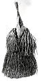 Body Mask, Fiber, sago palm leaves, Asmat people