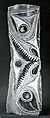 Painting from a Ceremonial House Ceiling, Yuanei, Abgwala Kalaba, Sago palm spathe, paint, Kwoma, Abgwala Kalaba clan
