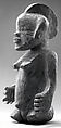 Half Figure: Female, Wood, pigment, Burkina Faso