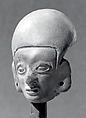 Head, from a Figure, Ceramic, Tolita-Tumaco