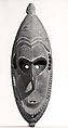 Mask, Wood, paint, Buna people