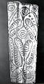 Painting from a Ceremonial House Ceiling, Sago palm petiole, paint, Iwam people