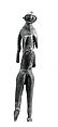 Female Figure for Yam Ceremony (Noukwi), Wood, paint, Nukuma