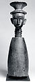 Figure: Female Head, Wood, pigment, brass tacks, Bidjogo peoples