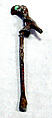 Copper Lime Spoon with Bird Top, Copper (cast), Inca