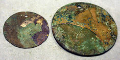 Round Plaque, Copper (hammered), gilt, Vicús