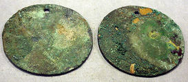Round Plaque, Copper (hammered), gilt, Vicús