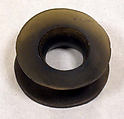 Ear Spool, Obsidian, Mexican