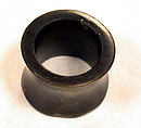 Ear Spool, Obsidian, Mexican