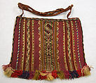 Coca Bag (Ch'uspa), Camelid hair, Aymara