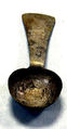 Hammered Silver Spoon, Silver (hammered), gilt, Peru; north coast (?)