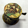 Hammered Silver Miniature Drum, Copper (hammered), gilt (?), Chimú or Chancay