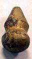 Hammered Silver Peanut Ornament, Silver (hammered), gilt, Peru; north coast (?)