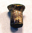 Hammered Silver Drum Ornament, Silver (hammered), gilt, Peru; north coast (?)