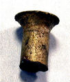 Hammered Silver Drum Ornament, Silver (hammered), gilt, Peru; north coast (?)