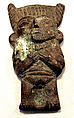 Cast Bronze Figure Ornament, Bronze (cast), Peruvian