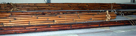 Arrow, Bamboo, wood, fiber, Asmat people