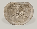 Pendant with Serpent Design, Shell, Mississippian