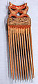 Comb, Bamboo, paint, Asmat people