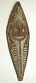 Spirit Board (Gope), Wood, paint, Urama people