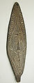 Spirit Board (Gope), Wood, paint, Urama people